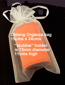 Organza with stubbie holder