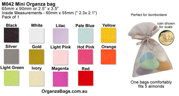 Kmart best sale organza bags