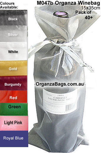 Organza wine best sale bags bulk